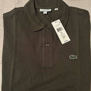 NEW. Lacoste Men's Polo Shirt. Khaki Green